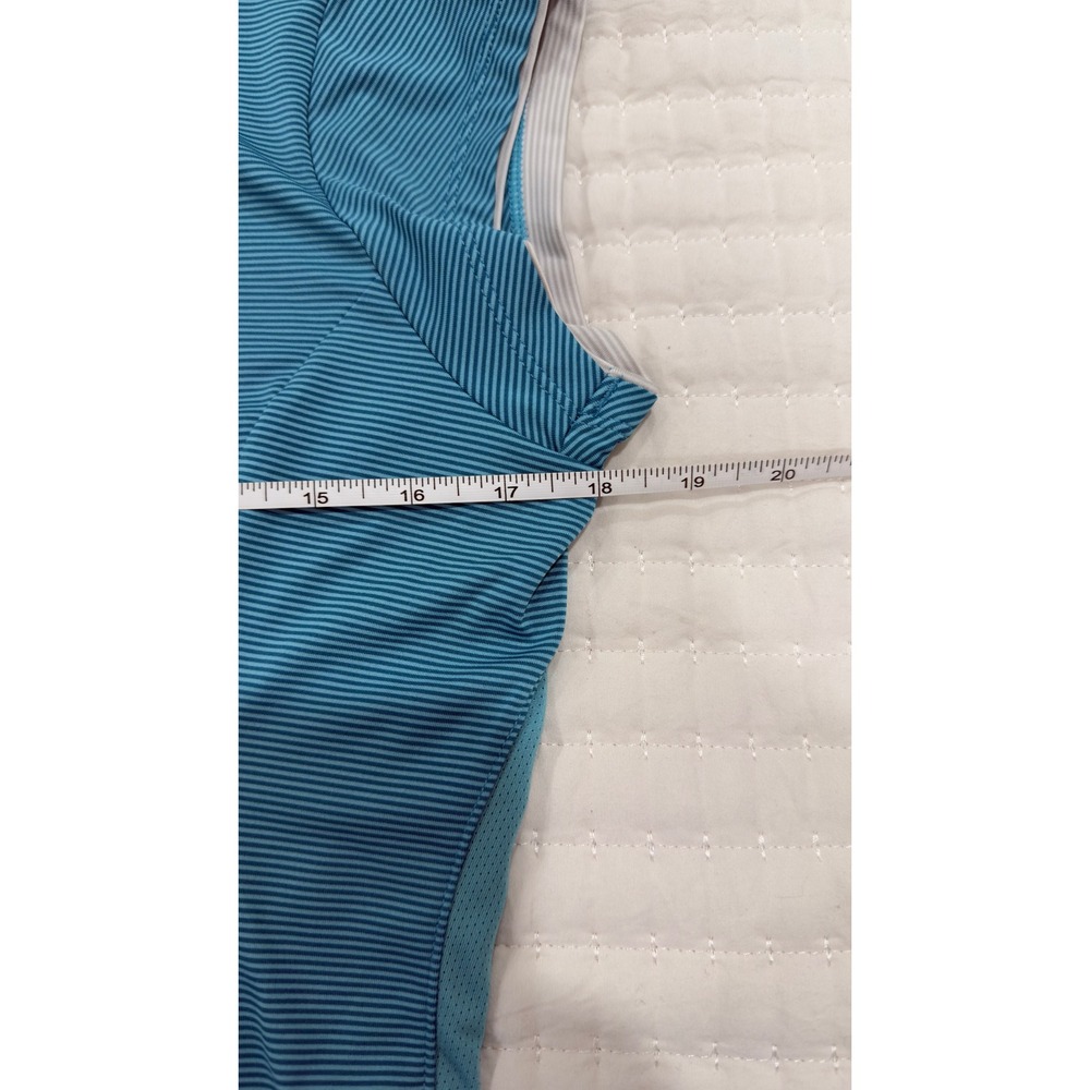 Bontrager Vella Jersey Womens Large‎ Teal Blue Striped Cycling Top 11495 - Picture 8 of 8